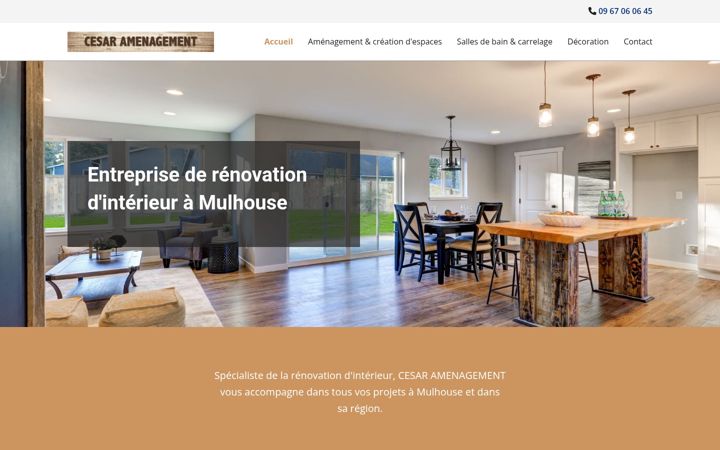 Screenshot von cesar-amenagement.fr