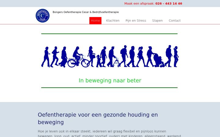 Posnetek zaslona cesar-oefentherapie-arnhem.nl