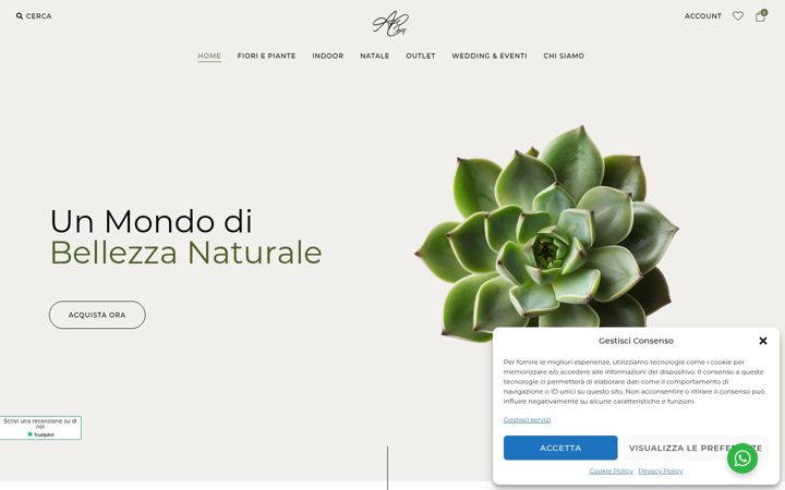 Screenshot von cesaranoshop.it