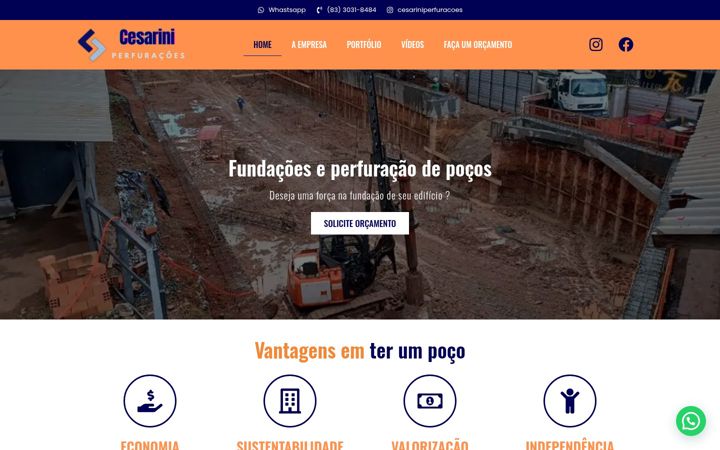 Posnetek zaslona cesariniperfuracoes.com.br