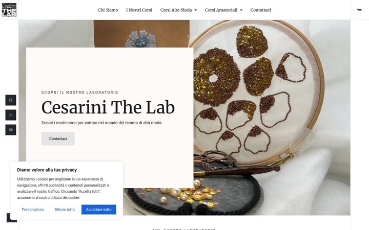 Snímek obrazovky cesarinithelab.it