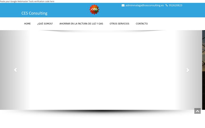Screenshot van cesconsulting.es