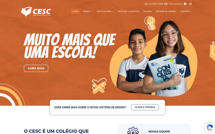 Posnetek zaslona cescsjc.com.br