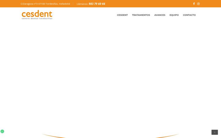 Screenshot van cesdent.es