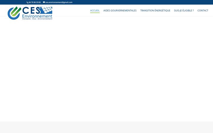 Screenshot von cesenvironnement.fr