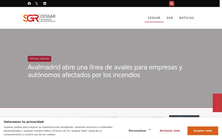 Screenshot van cesgar.es
