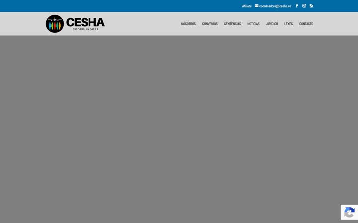 Screenshot του cesha.es