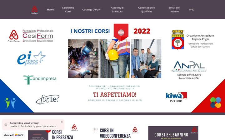 Screenshot di cesiform.it