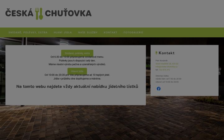 Screenshot ta' ceska-chutovka.cz