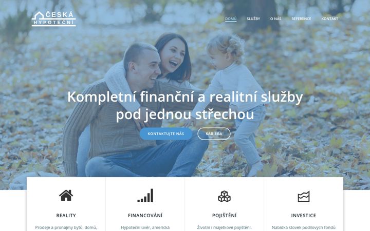Screenshot of ceskahypotecni.eu