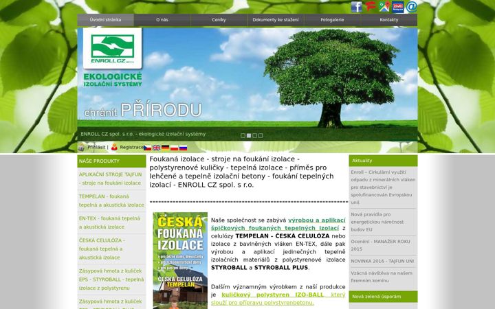 Screenshot ta' ceskaizolace.cz
