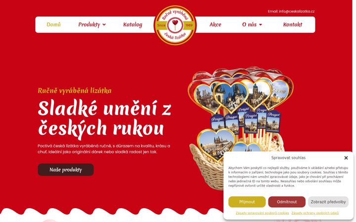Екранна снимка на ceskalizatka.cz