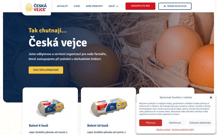 Екранна снимка на ceskavejce.cz