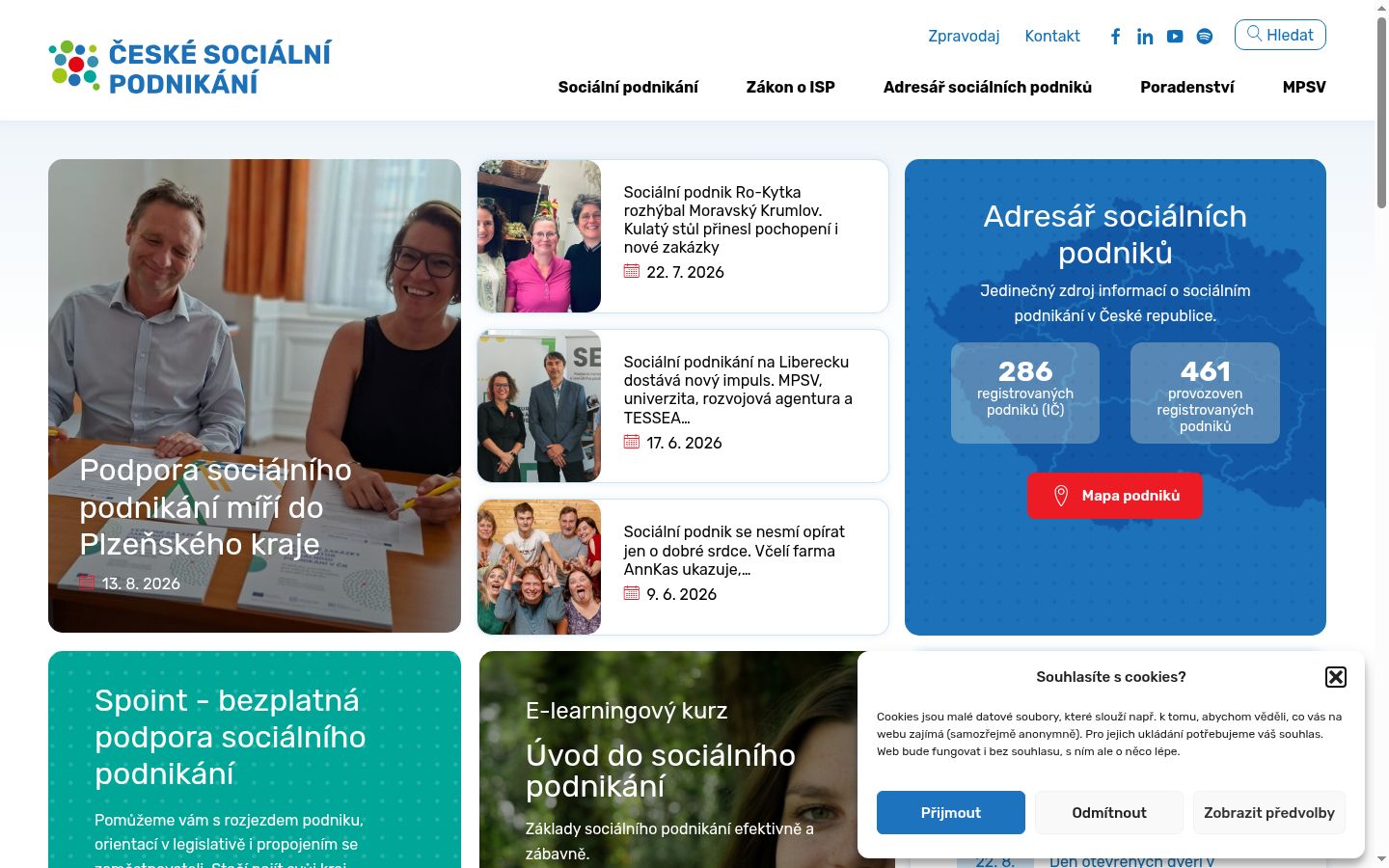 Sutikimo reklamjuostės, rodytos prieš bet kokią sąveiką, ekrano kopija