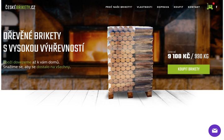Екранна снимка на ceskebrikety.cz