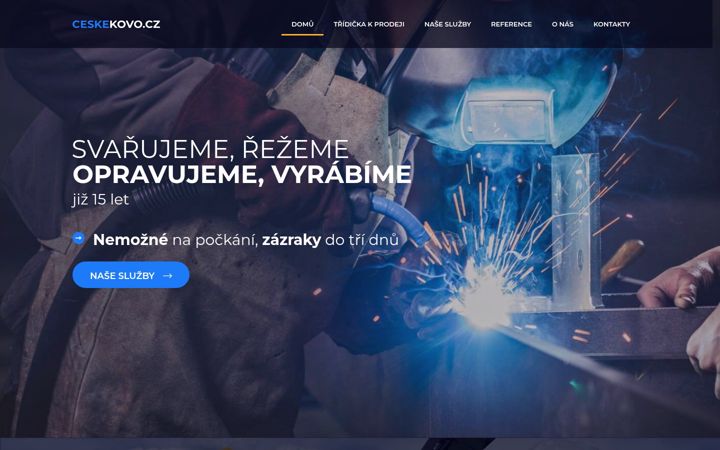Екранна снимка на ceskekovo.cz