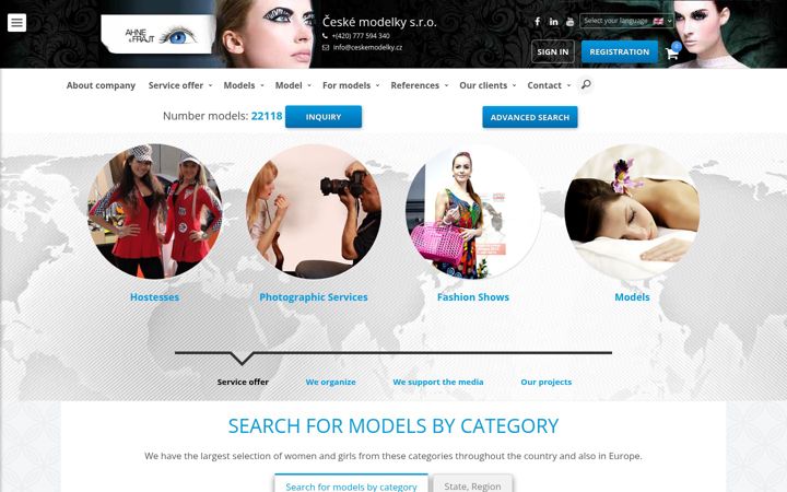 Екранна снимка на ceskemodelky.cz