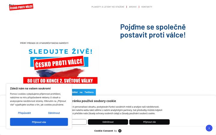 Екранна снимка на ceskoprotivalce.cz