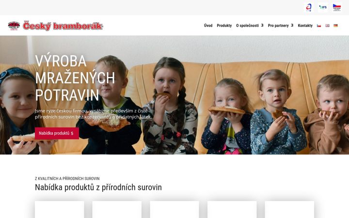 Екранна снимка на cesky-bramborak.cz