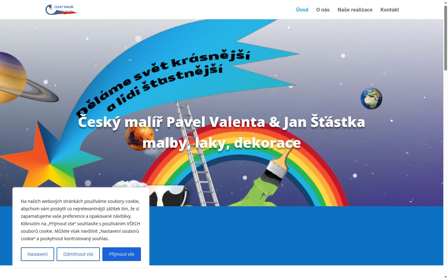 Sutikimo reklamjuostės, rodytos prieš bet kokią sąveiką, ekrano kopija