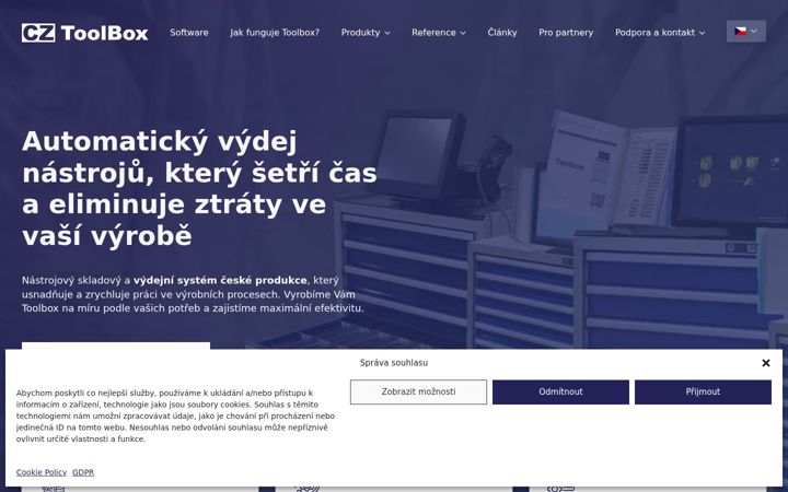 Screenshot ta' ceskytoolbox.cz