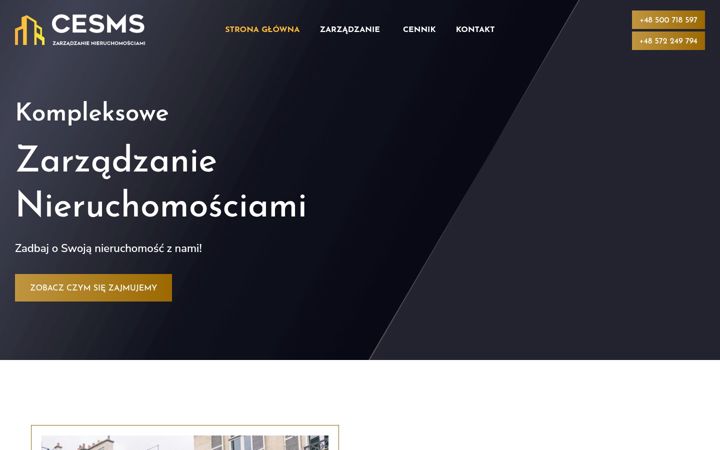 Screenshot of cesms.pl