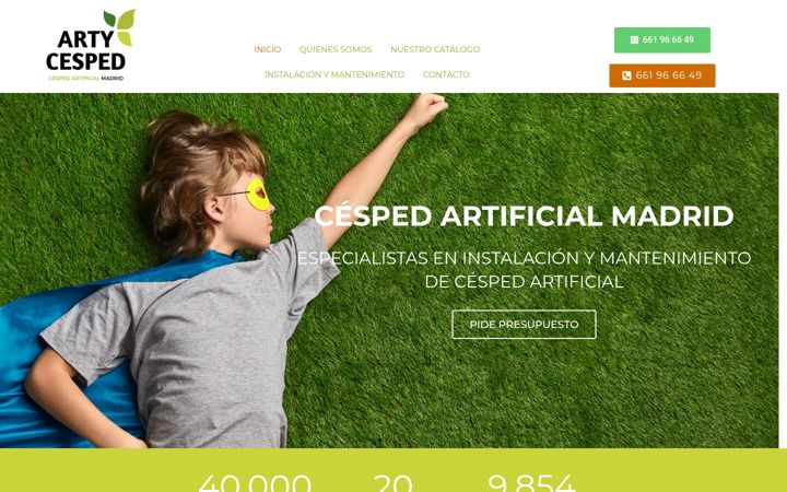 Screenshot ta' cespedartificialmadrid.net