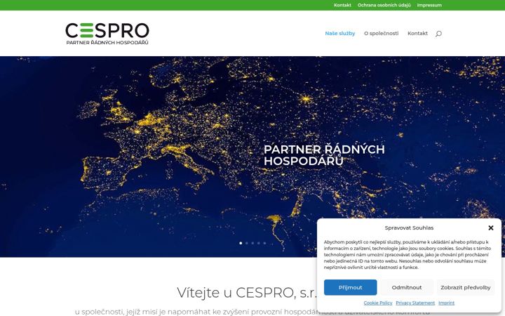 Screenshot ta' cespro.cz