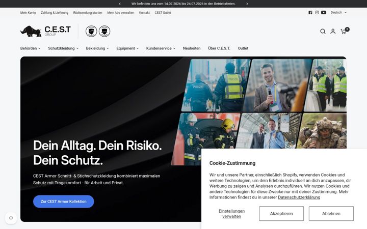Screenshot ta' cest-group.net