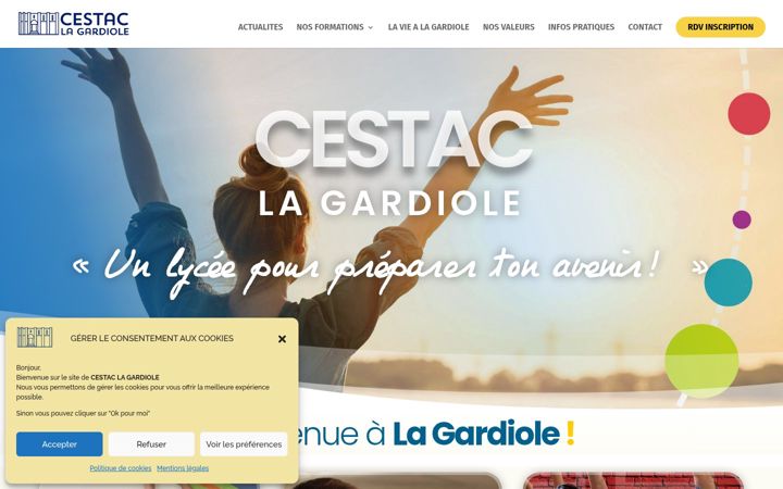 Ekrano kopija cestaclagardiole.fr