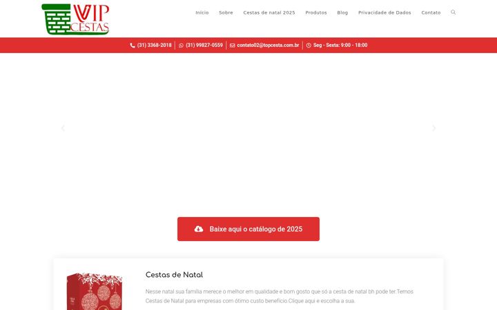 Posnetek zaslona cestadenatalbh.com.br