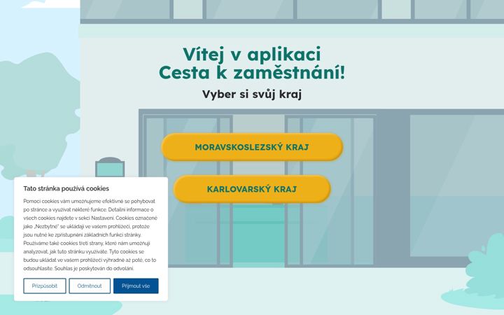 Ekrano kopija cestakzamestnani.cz
