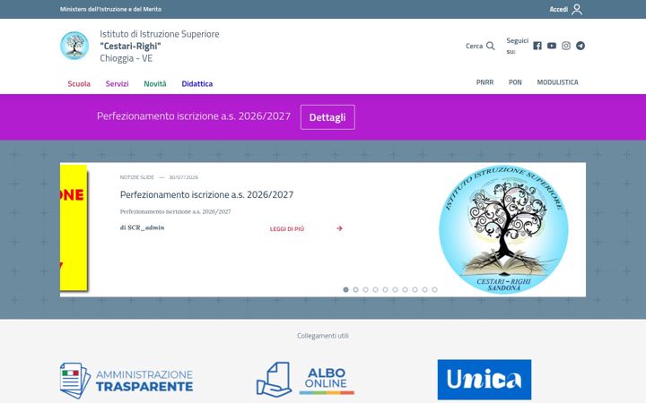 Screenshot di cestari-righi.edu.it