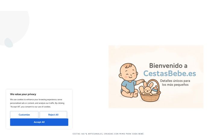 Screenshot του cestasbebe.es