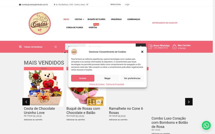 Posnetek zaslona cestasplenitude.com.br
