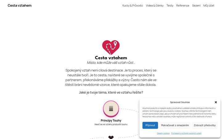 Ekrano kopija cestavztahem.cz