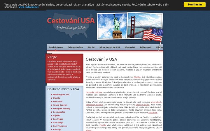 Ekrano kopija cestovani-usa.cz