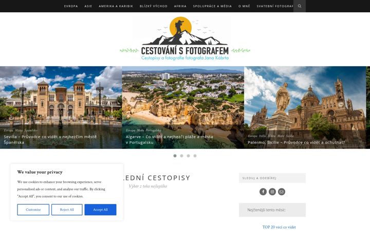 Екранна снимка на cestovanisfotografem.cz