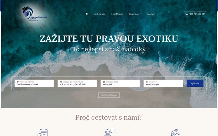 Екранна снимка на cestovkapodebrady.cz