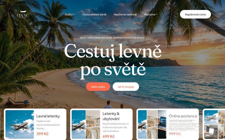 Екранна снимка на cestujlevneposvete.cz