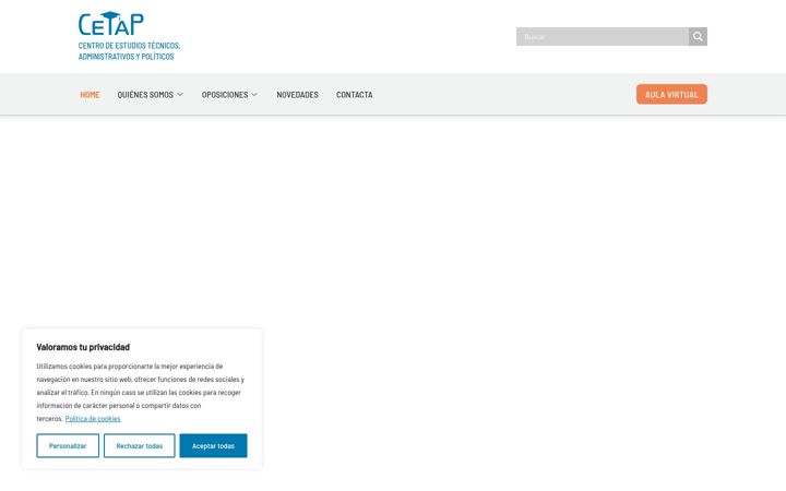 Screenshot of cetap.es