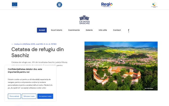 Captura de pantalla de cetateasaschiz.ro