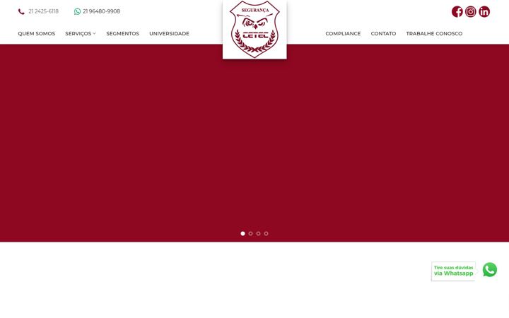Posnetek zaslona cetecseguranca.com.br
