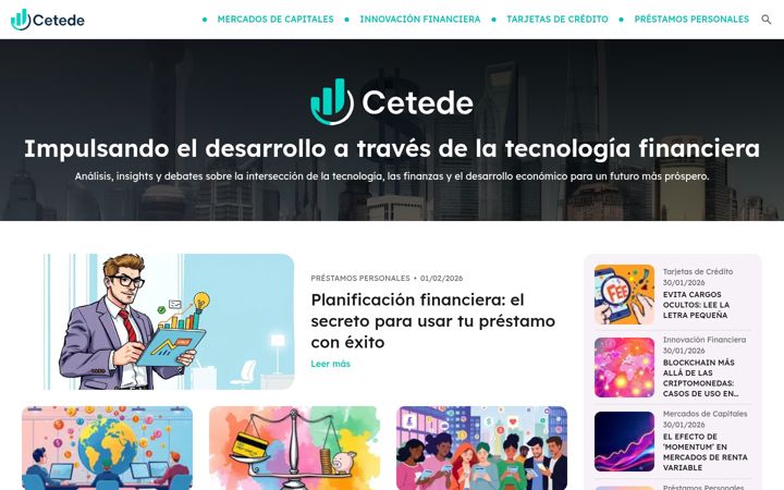 Screenshot of cetede.org