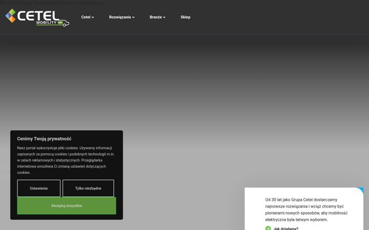 Screenshot ta' cetel-mobility.pl