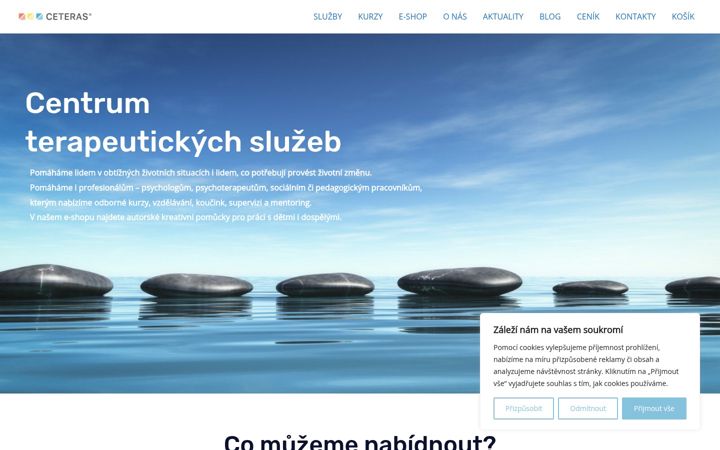Screenshot ta' ceteras.cz