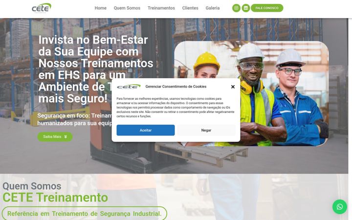 Képernyőkép: cetetreinamento.com.br