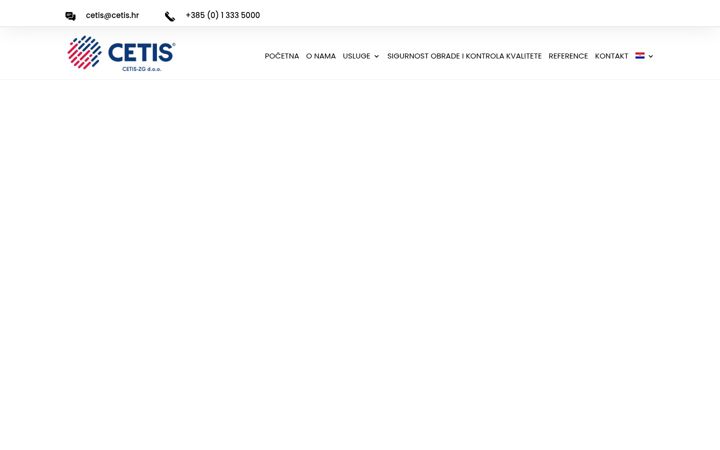 Screenshot van cetis.hr