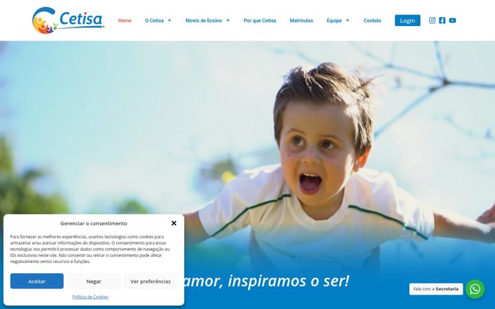 Képernyőkép: cetisa.com.br