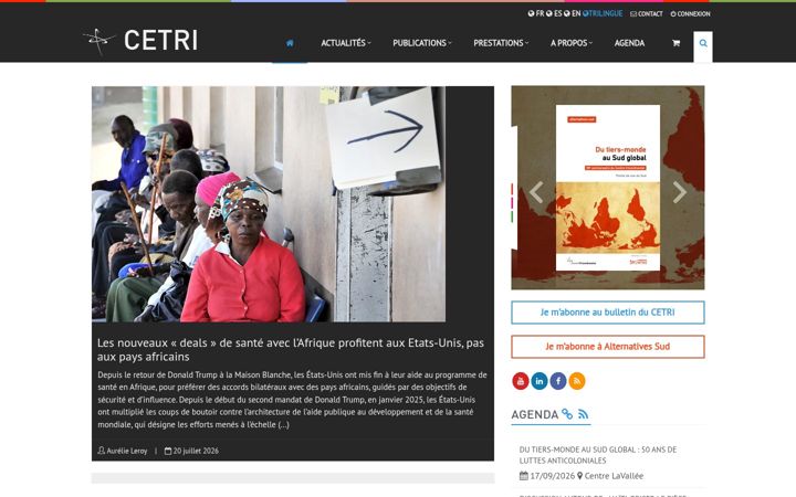 Screenshot of cetri.be